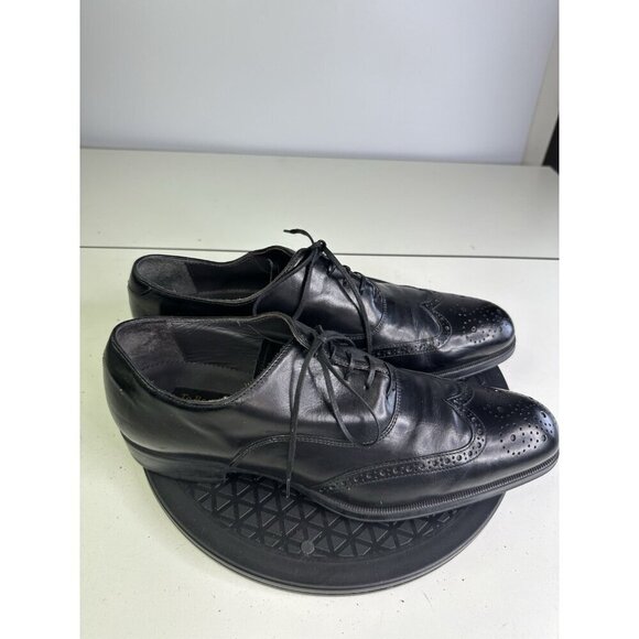 To Boot New York Adam Derrick Black Wingtip Brogue Oxford Shoes Mens Size 9